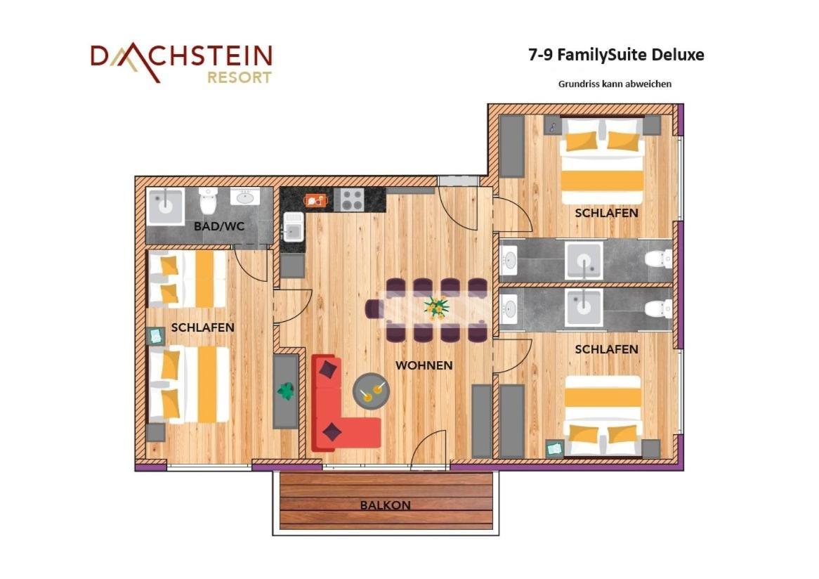 Apart- Und Wellnesshotel Dachsteinresort 帕斯格许特路旁鲁斯巴赫 外观 照片