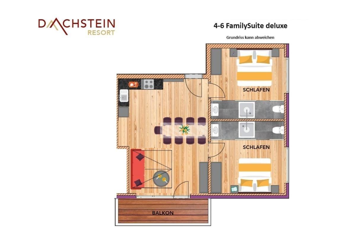 Apart- Und Wellnesshotel Dachsteinresort 帕斯格许特路旁鲁斯巴赫 外观 照片