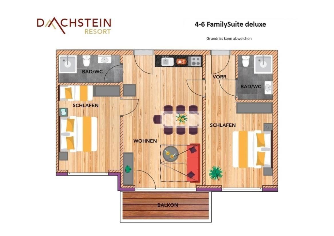 Apart- Und Wellnesshotel Dachsteinresort 帕斯格许特路旁鲁斯巴赫 外观 照片